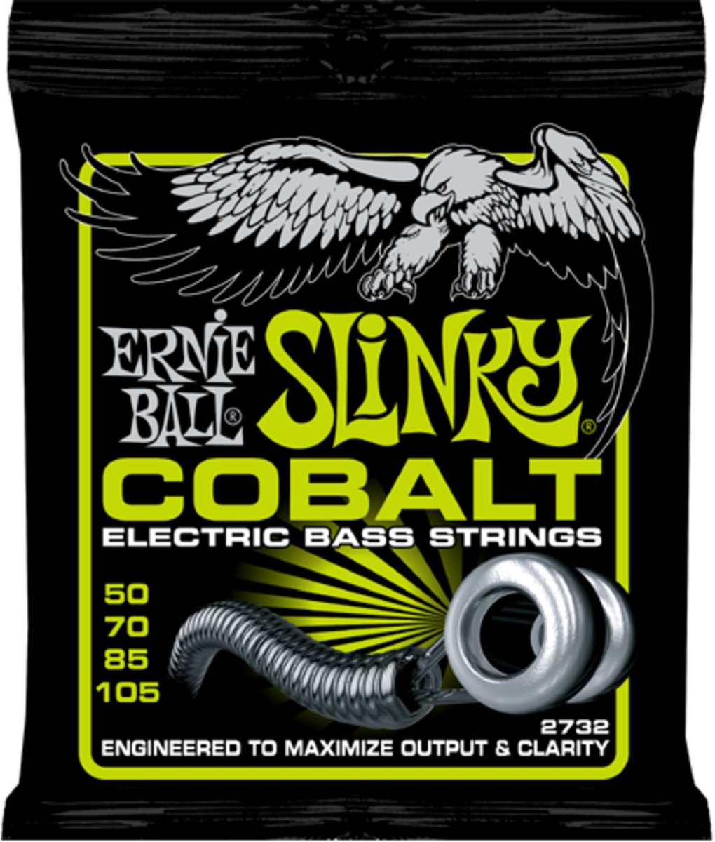 Ernie Ball EB2732 50-105 Cobalt Regular Slinky - Snarenset voor 4-string basgitaar