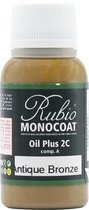 Rubio Monocoat Oil Plus 2C - Ecologische Houtolie in 1 Laag voor Binnenshuis - Antique Bronze, 20 ml
