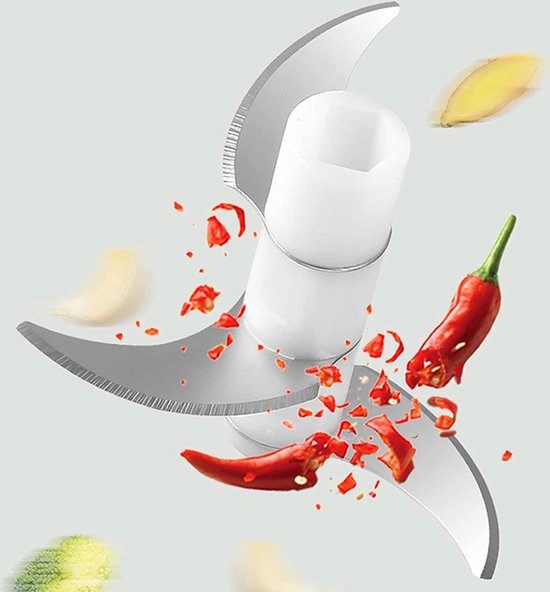 Draagbare USB Foodprocessor - Oplaadbare Keukenmixer - 250 ML Capaciteit - Geschikt voor Babyvoeding , Groente en Smoothie - Mini Blender - Blender To Go - Voor Onderweg van FlinQ — afbeelding 4