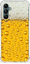 Telefoonhoesje Geschikt voor Samsung Galaxy A14 5G Hippe Hoesjes met transparante rand Bier