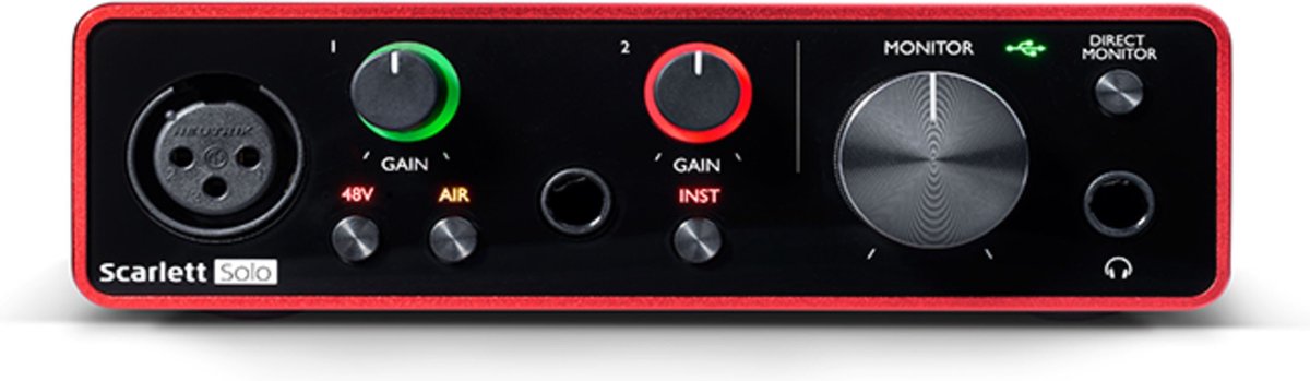 Focusrite Scarlett 3rd Gen Solo - USB audio interface 2 in / 2 out