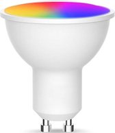 LED Spot - Smart LED - Wifi LED - Slimme LED - 5W - GU10 Fitting - RGB+CCT - Aanpasbare Kleur - Dimbaar - Afstandsbediening