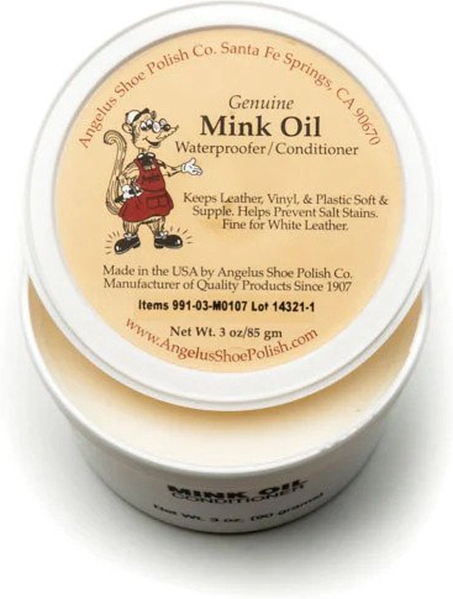 Angelus Mink Oil Conditioner - Water Afstotende Olie - Beschermende olie voor Schoenen