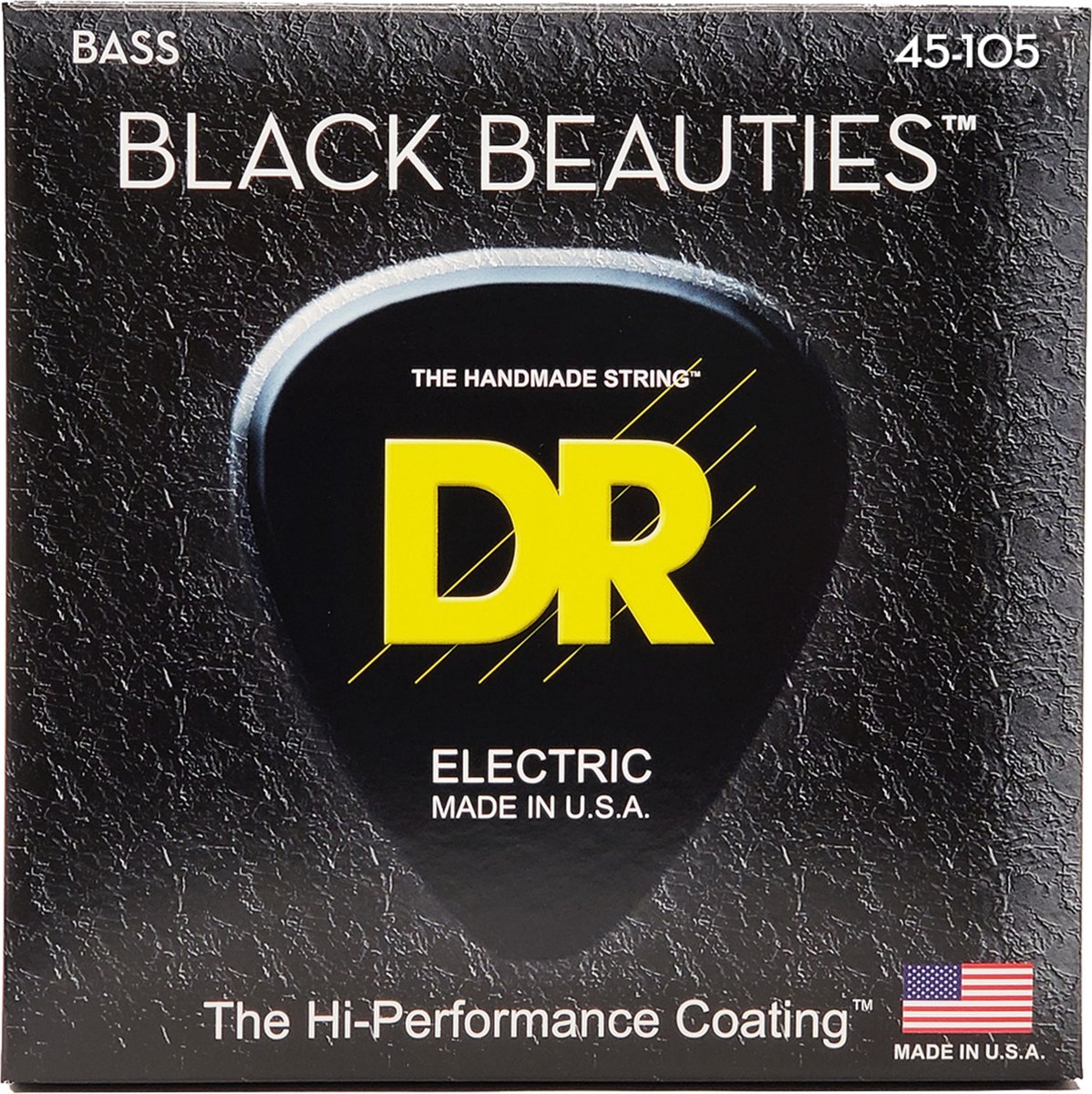 DR 4er bas 45-105 Extra-Life zwart Beauties BKB-45 - Snarenset voor 4-string basgitaar