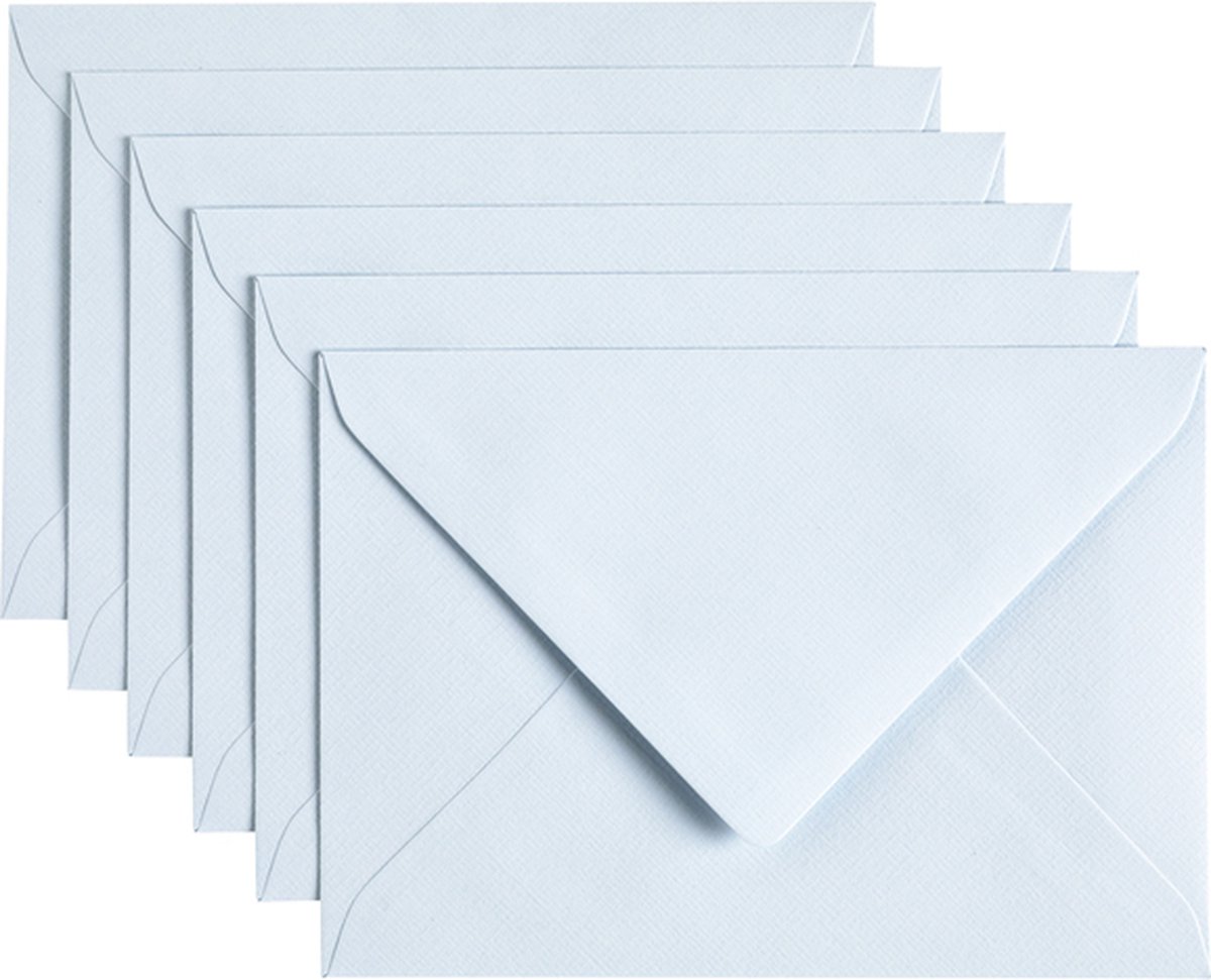 50x Enveloppe colorée - 45-10 BLEU CLAIR - 90 grammes - 120 x 176mm