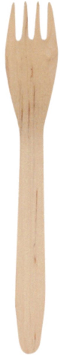Vork IEZZY 160mm hout 100 stuks