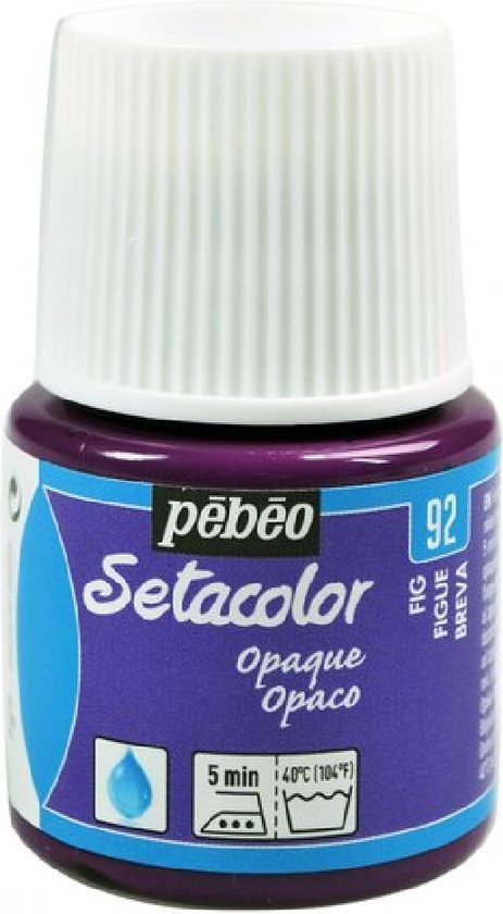 Pebeo Setacolor Fabric & Textile Paint 45ml Opaco E Brillante - Foto 5