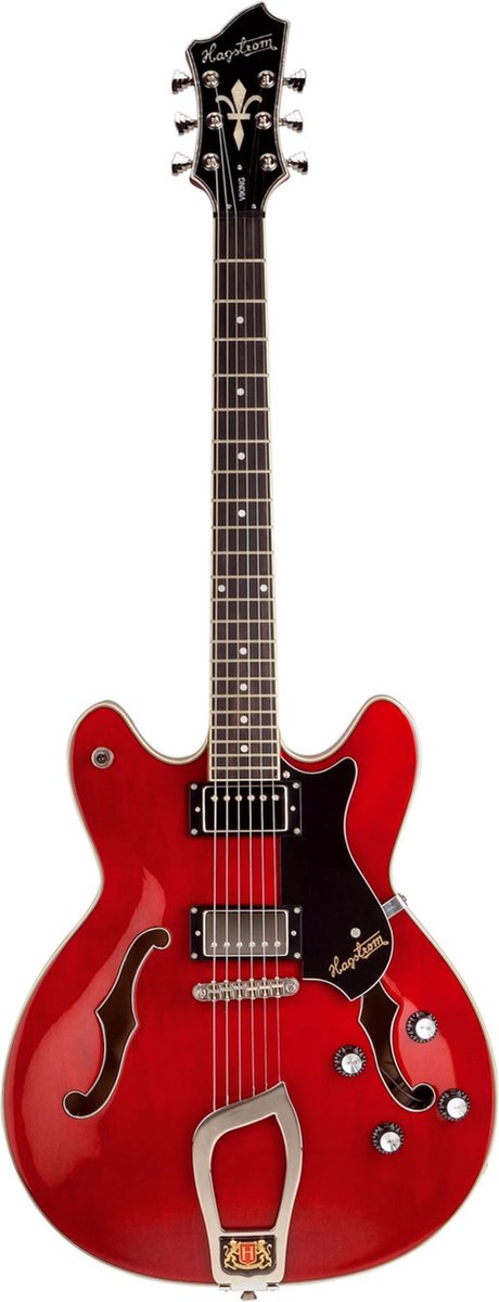 Elektrische gitaar Hagstrom Viking Transparent Cherry