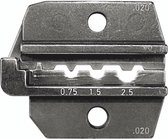 Rennsteig Werkzeuge 624 020 3 0 Crimp inset Niet-geïsoleerde kabelschoenen, Niet-geïsoleerde connectoren 0,25 tot 2,5 mm² Su