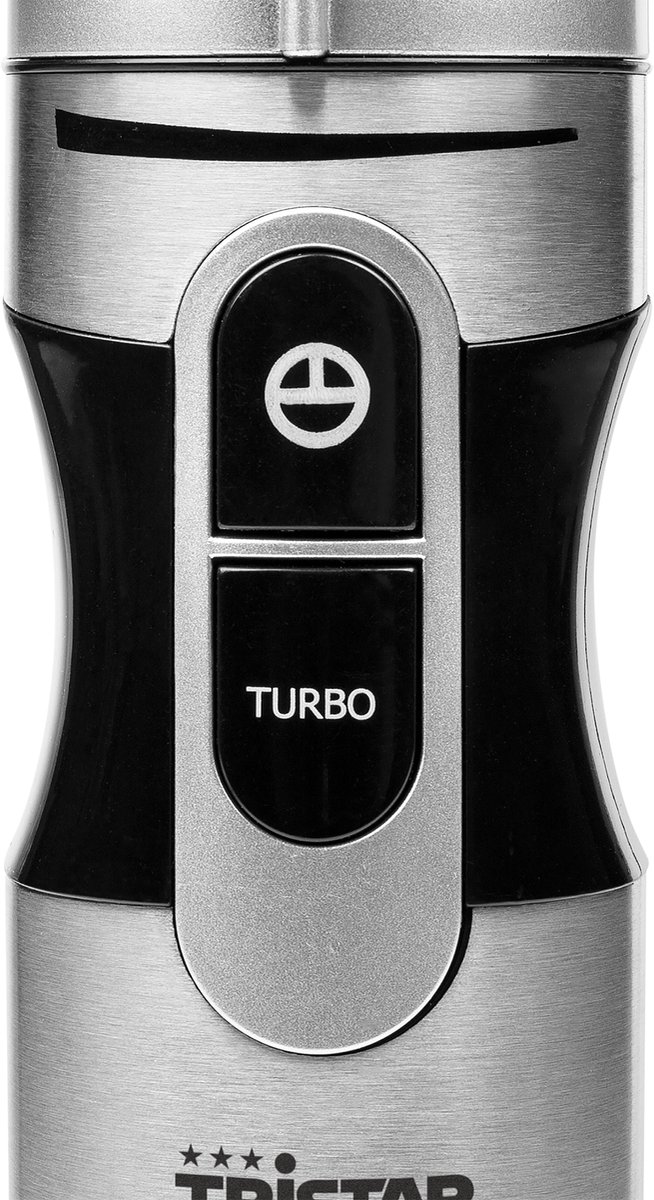 Tristar Staafmixer MX-4828 - Turbofunctie - Met afneembare roestvrijstalen staaf - Inclusief Maatbeker 700ml - 1000 watt - RVS van Tristar — afbeelding 2