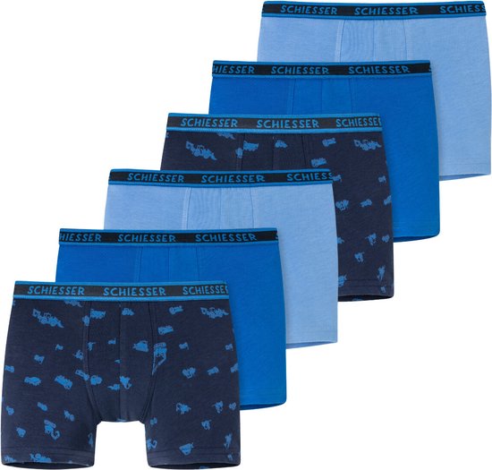 Schiesser Jongens shorts / pants 6 pack Kids Boys 95/5 Organic Cotton