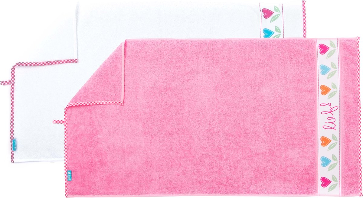 Goedkoopste Badhanddoek Girl uni rozewit, 50x90cm SET2