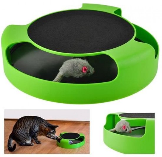 Springveer Katten Kattenspeelgoed - kattenspeeltje - vang de muis - Kattenspeeltjes ...