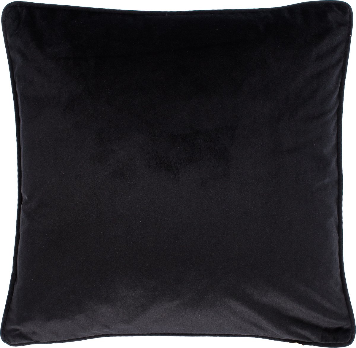 Tiseco Home Studio Sierkussen Velvet - Zwart - Default