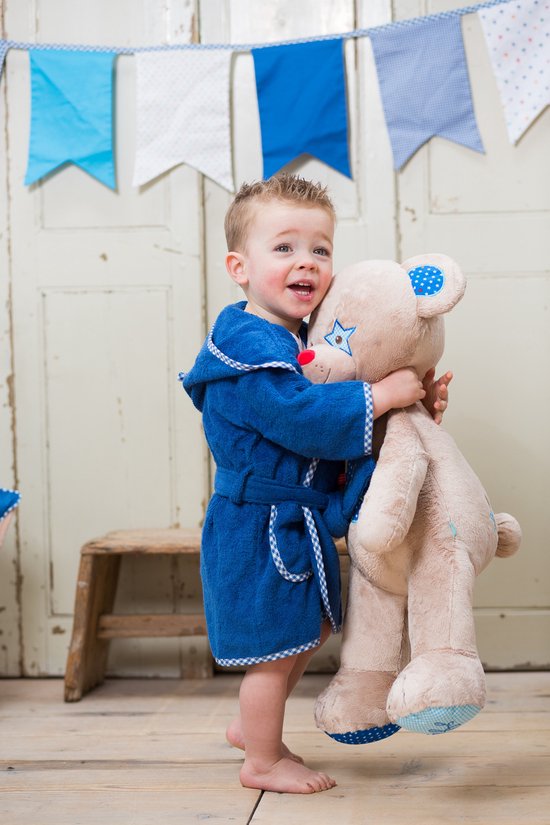 Baby badjas Lief Lifestyle! Badjas Blauw 1-2 jaar - jongens van Merkloos — afbeelding 3