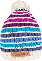 Shakaloha Gebreide Wollen Muts Heren & Dames Beanie Hat van merino wol zonder voering - Bolors Beanie Mrn Multi Unisex - One Size Wintermuts