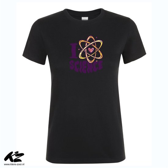Klere-Zooi - I Love Science - Dames T-Shirt - XXL