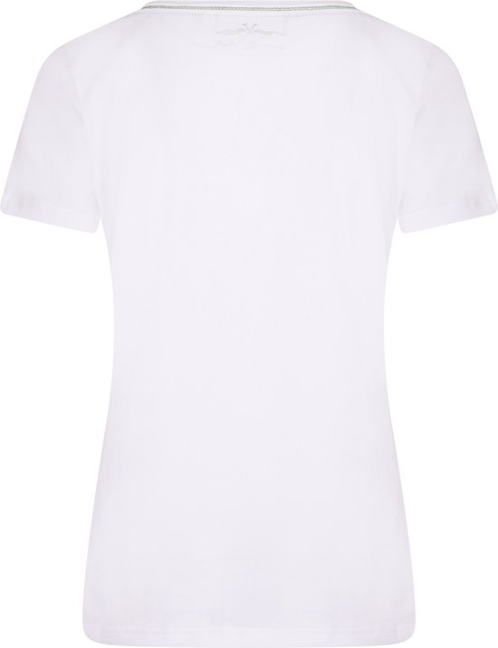 Hv Society Imelda Cotton Shirt With Contrast Trim White/navy