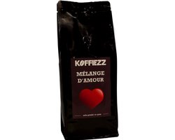 Koffiezz Speciale koffie Mélange d àmour met hele bijzondere koffiebonen