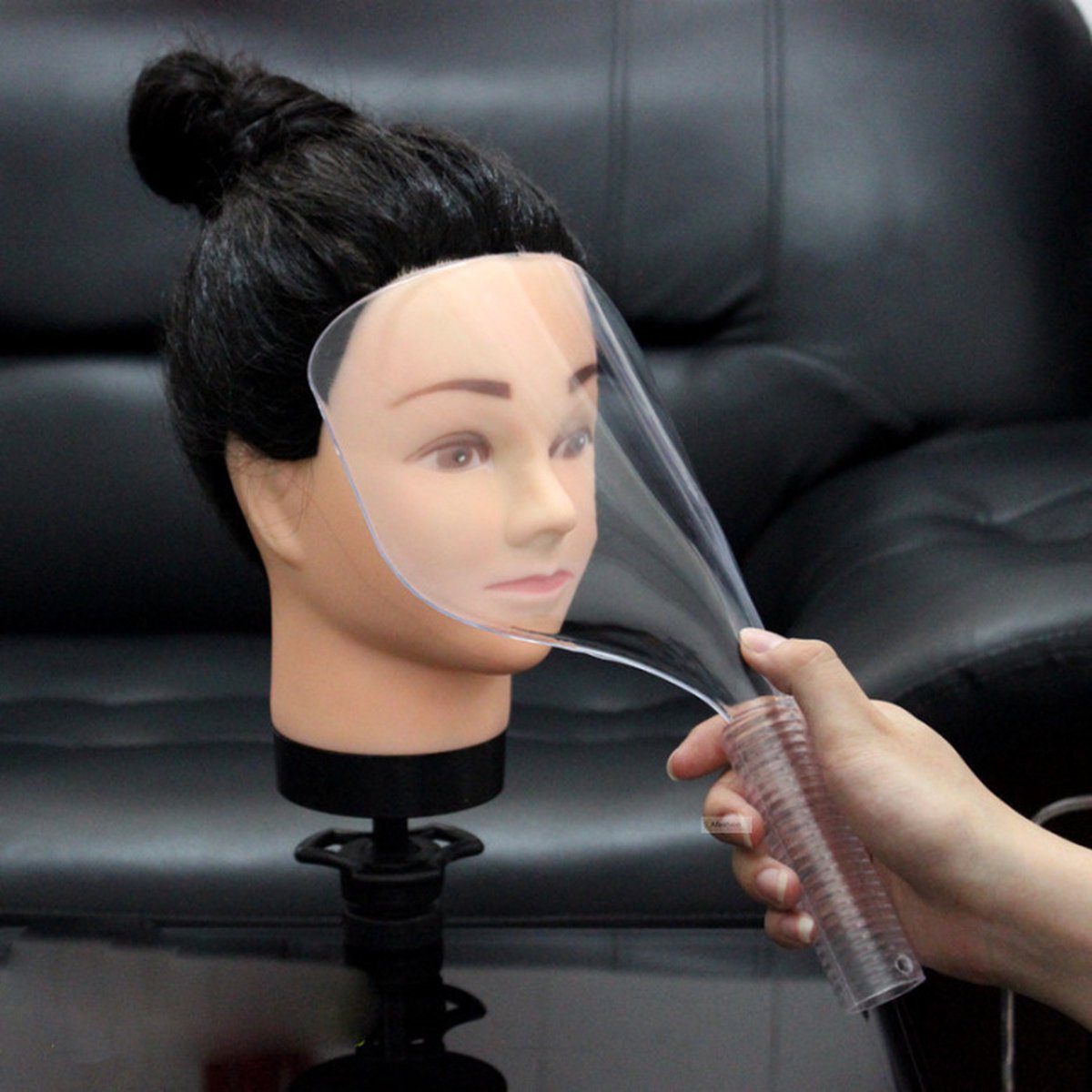 Transparante Lakscherm - gezichtsmasker tegen haarspray - Face Shield - Gezichtsbeschermer Hairspray Haar Styling Tools