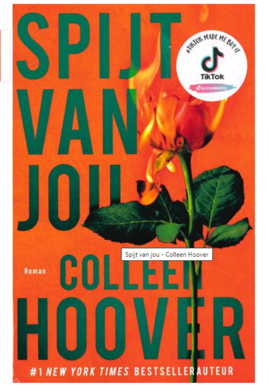 9789020553192 - Spijt van jou - Colleen Hoover (bekend van TikTok)