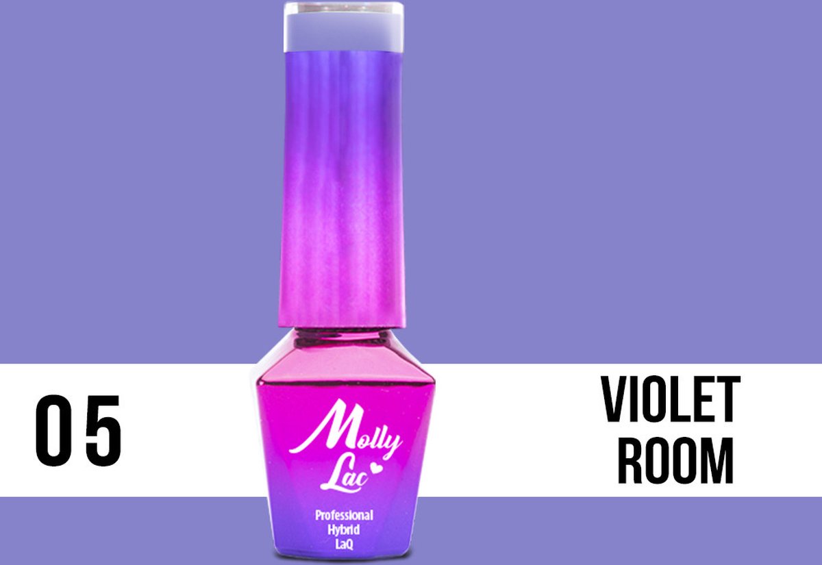 Molly Lac Glamour Women Violet Room nr 005 5ml