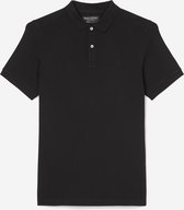 Marc O'Polo shaped fit polo - heren poloshirt - zwart - Maat: S