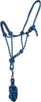 Qhp Touwhalsterset Color Blauw - pony