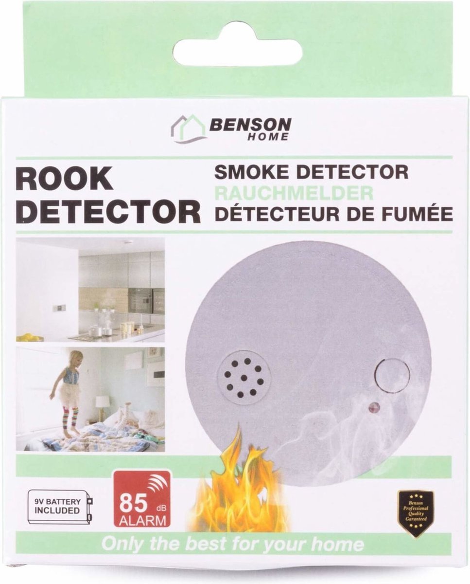 Benson Rookdetector / Rookmelder Optisch - 85DB per 3 stuks