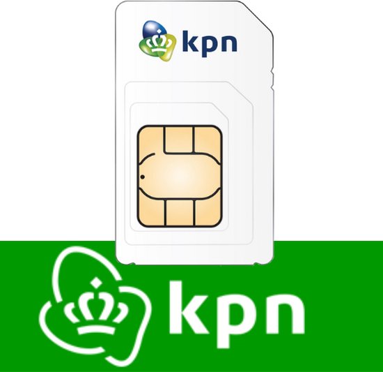 KPN Prepaid Sim met 10,- beltegoed - KPN
