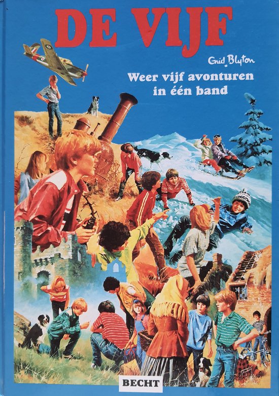 De Vijf - Enid Blyton - cover