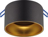 inbouwspot Armatuur - Rond - Zwart/Goud kleur - 85mm