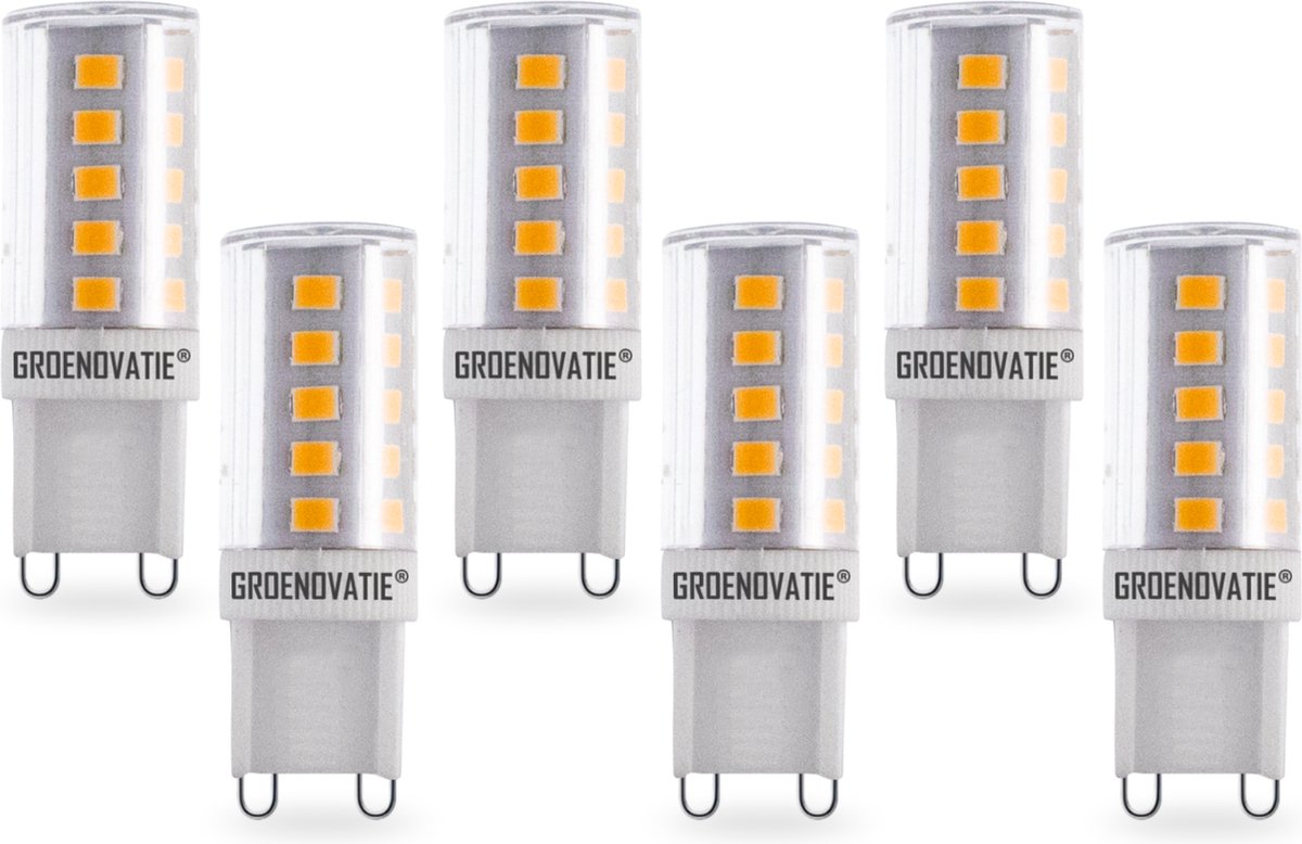 Groenovatie LED Lamp - G9 Fitting - 3.5W - SMD - 6-Pack
