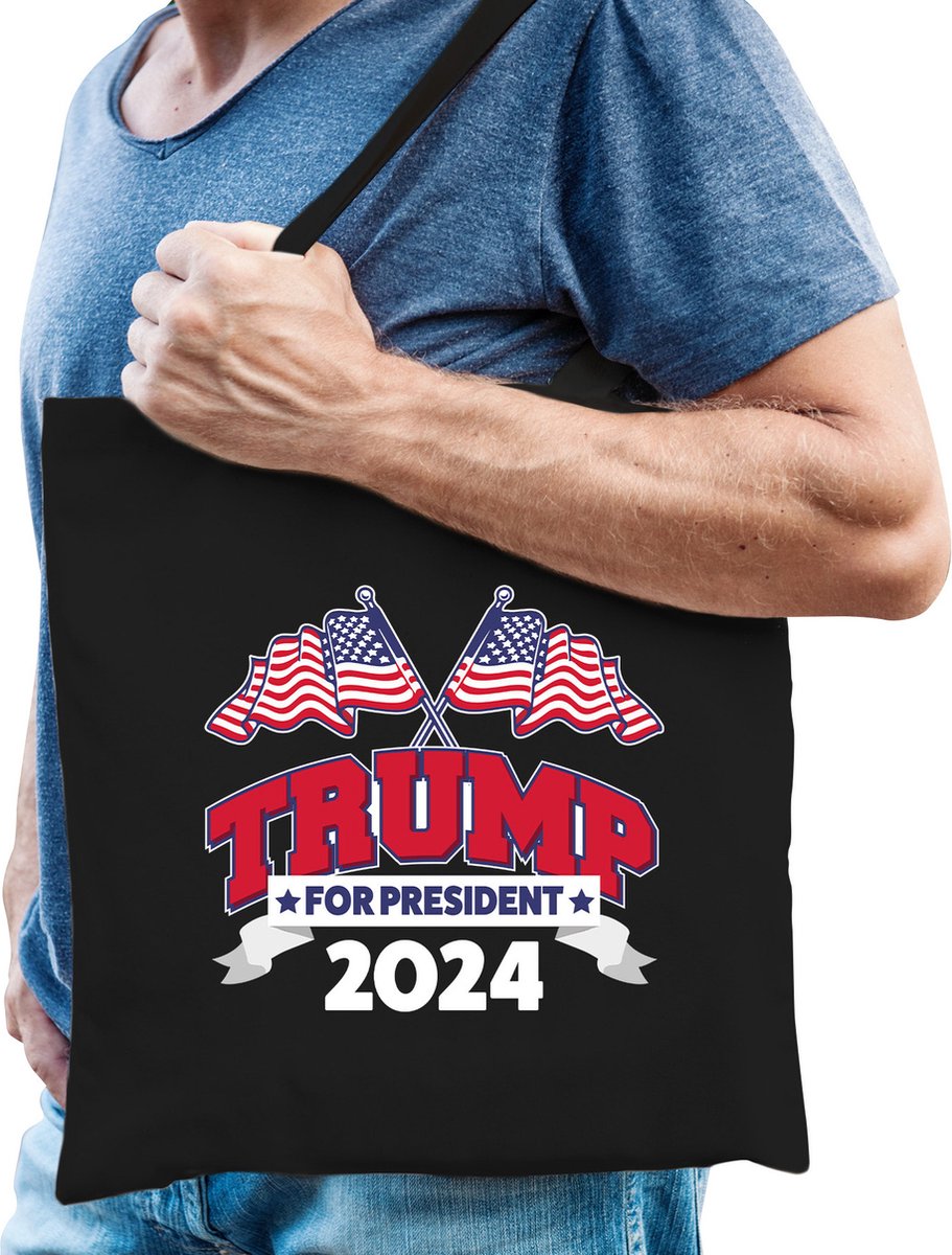 Bellatio Decorations Tas - Trump for president - fout/grappig voor carnaval