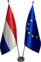 Luxe vlag Europese Unie 100x150cm | Satijn