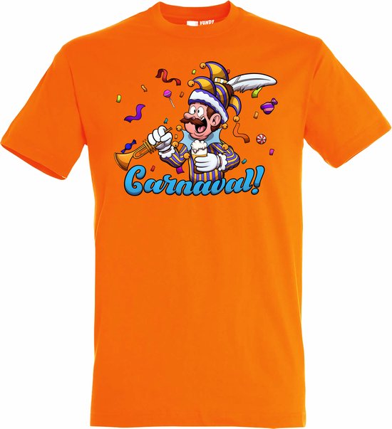 T-shirt kinderen Carnavalluh | Carnaval | Carnavalskleding Kinderen Baby | Oranje | maat 80
