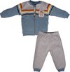 Baby Jongens Kleding - Baby Jas + Baby Broek + T-shirt Outfit Set - Baby Grow Casual Trainingspak, Peuter 3-delig Cool Kleding 9-24 Maanden Set