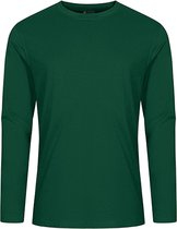 Forrest Groen t-shirt lange mouwen merk Promodoro maat S