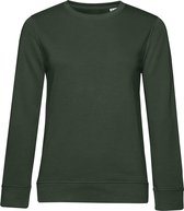 Pull col rond Organic Inspire Femme Collection B&C Vert forêt taille S