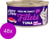 Edgard&Cooper Fillets 70 g - Kattenvoer - 48 x Tonijn&Garnaal