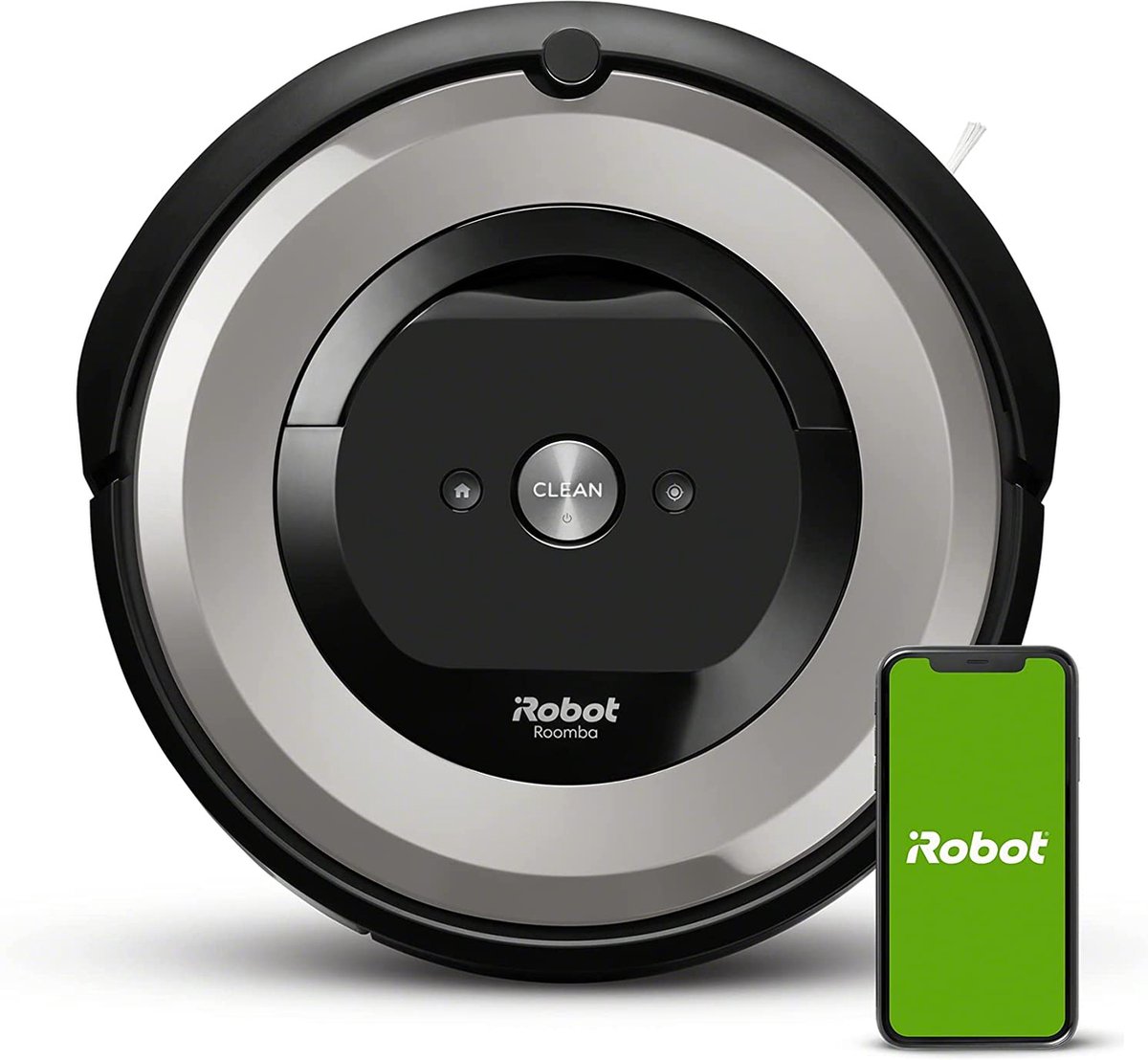 YSR - Irobot Roomba E5154 Robotstofzuiger Met Wifi-Verbinding Met Dubbele Rubberen Borstels Voor Alle Vloertypen - Ideaal Voor Huisdieren - Gepersonaliseerde Suggesties - Geschikt Voor Spraakondersteuning