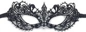 LUXE OOGMASKER - ZWART -gala masker-feestmasker-sexy masker-venetiaans masker