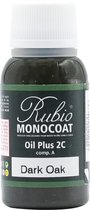 Rubio Monocoat Oil Plus 2C - Ecologische Houtolie in 1 Laag voor Binnenshuis - Dark Oak, 20 ml