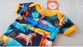 Curious - Tropisch - t-shirt - baby/peuter - unisex - 100% biologisch katoen - maat 86