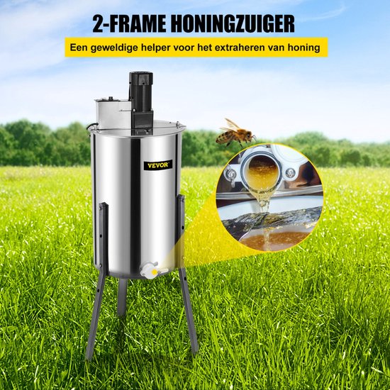 Bolture Honing Extractor - Honing Centrifuge - Handmatig - Imker - RVS van Bolture — afbeelding 4