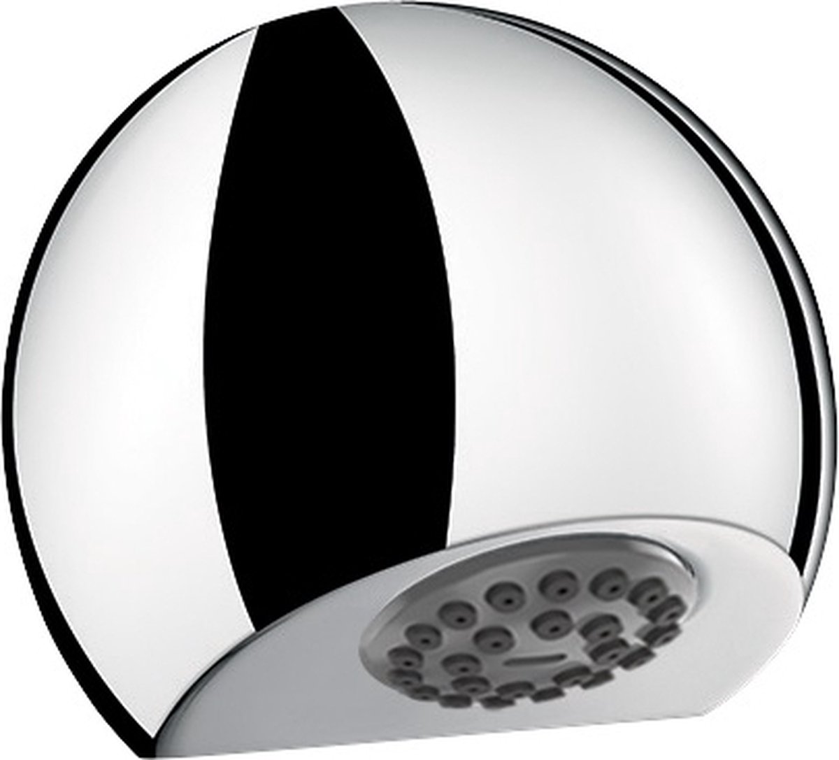 ROUND antidiefstal douchekop M1/2 inbouw, regenstraal