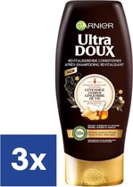 Garnier Ultra Doux Après-Shampoing Miel & Gingembre - 3 x 200 ml