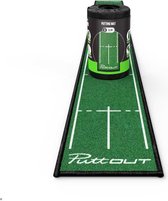 Golf Backyard - Golf accessoires - Putting mat Golf - Speciaal voor thuis oefenen - Verbeter je putt - Oprolbaar - Realistische balsnelheid - 240 x 30 cm