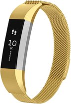 iMoshion Bandje Geschikt voor Fitbit Alta (HR) Maat M - iMoshion Milanees magnetische band - goud