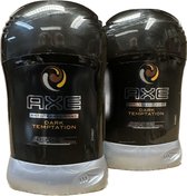 Axe Déodorant Stick - Dark Temptation Dry - 2 x 50 ml